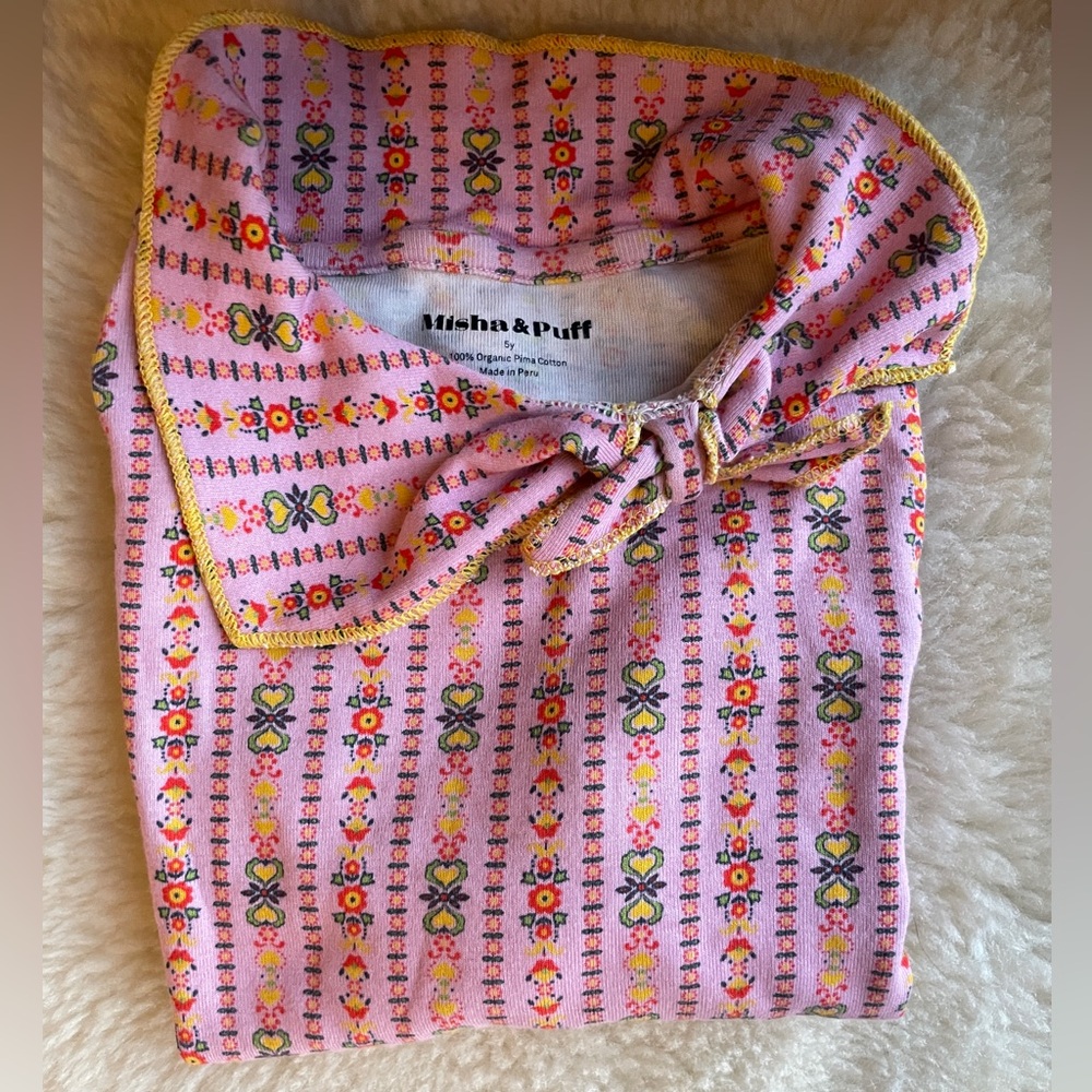 Misha and Puff Pima Portrait Top